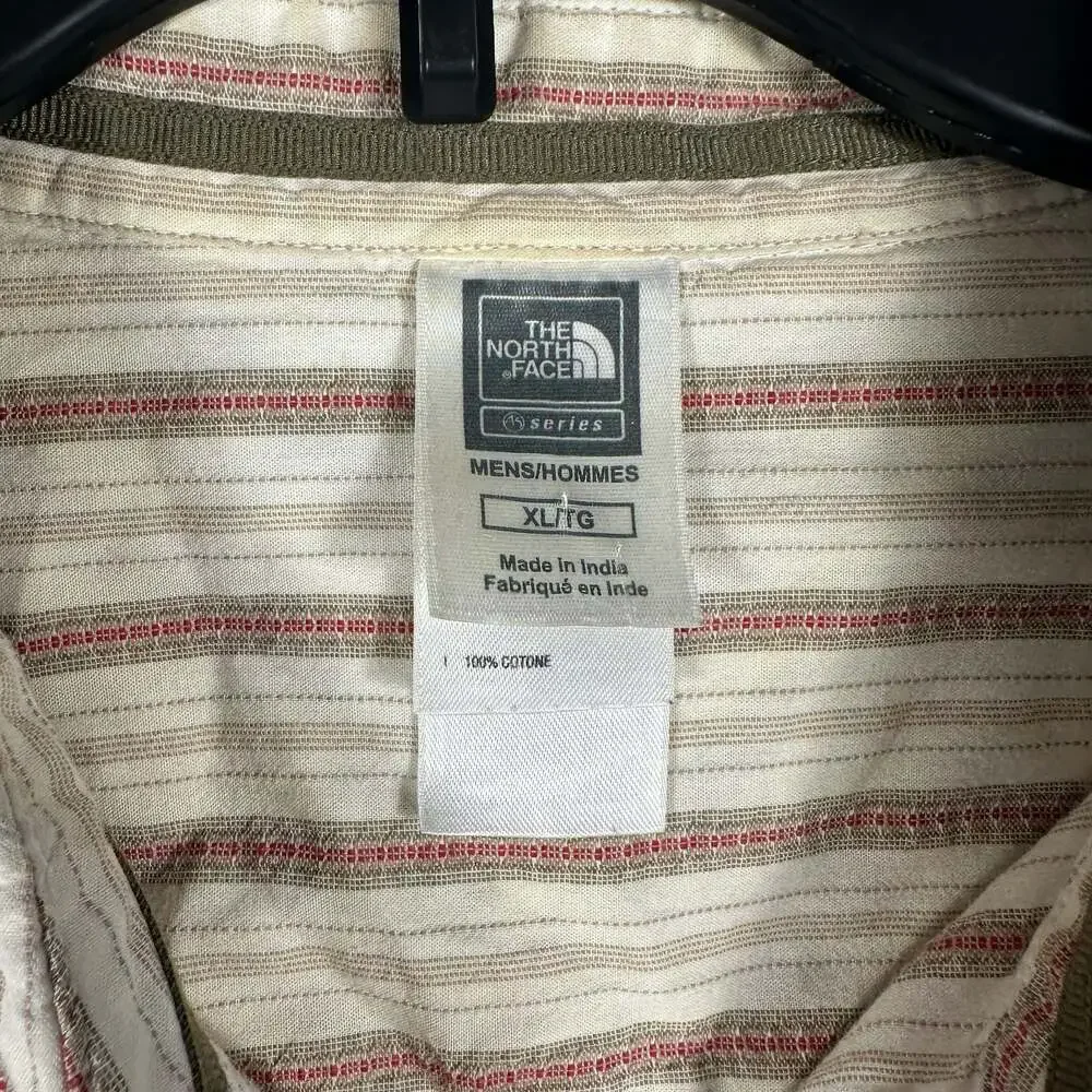 The North Face A5 Series Men's Short Sleeve Striped Button-Up Shirt